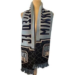 Fanatics Minnesota United FC MLS Soccer Scarf Set (2-Pack) - Black & Blue, NWT